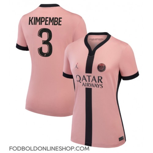 Paris Saint-Germain Presnel Kimpembe #3 Tredjetrøje Dame 2024-25 Kortærmet